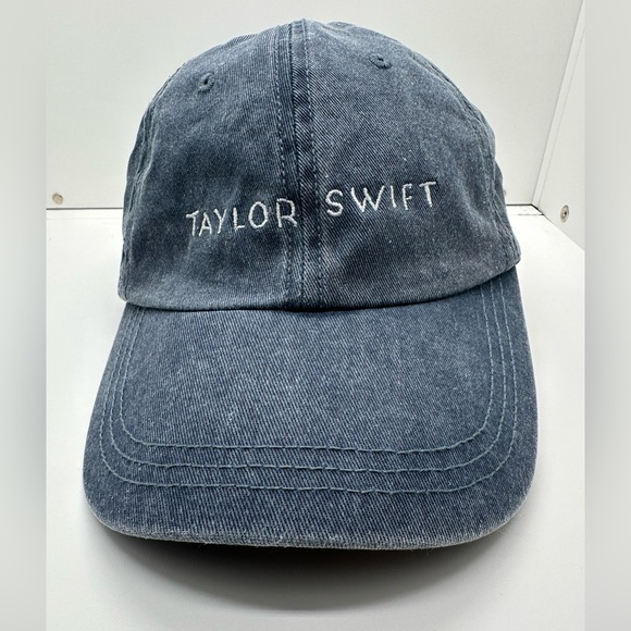 Taylor Swift~ 1989 Taylor’s Version Adjustable Hat Blue Denim OS - Picture 1 of 7